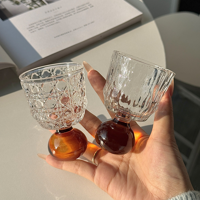 creative glass shot glass