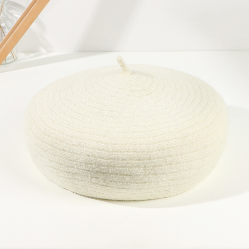 Otoño y invierno de moda de lana Boina niños retro sombrero japonés Inglés elegante sombrero pintor temperamento