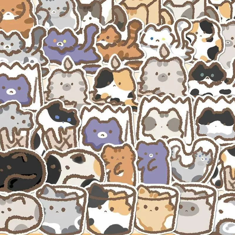 Набор наклеек «Cartoon cute», много персонажей для ноутбука и чашки, разные дизайны, 50–207 шт.