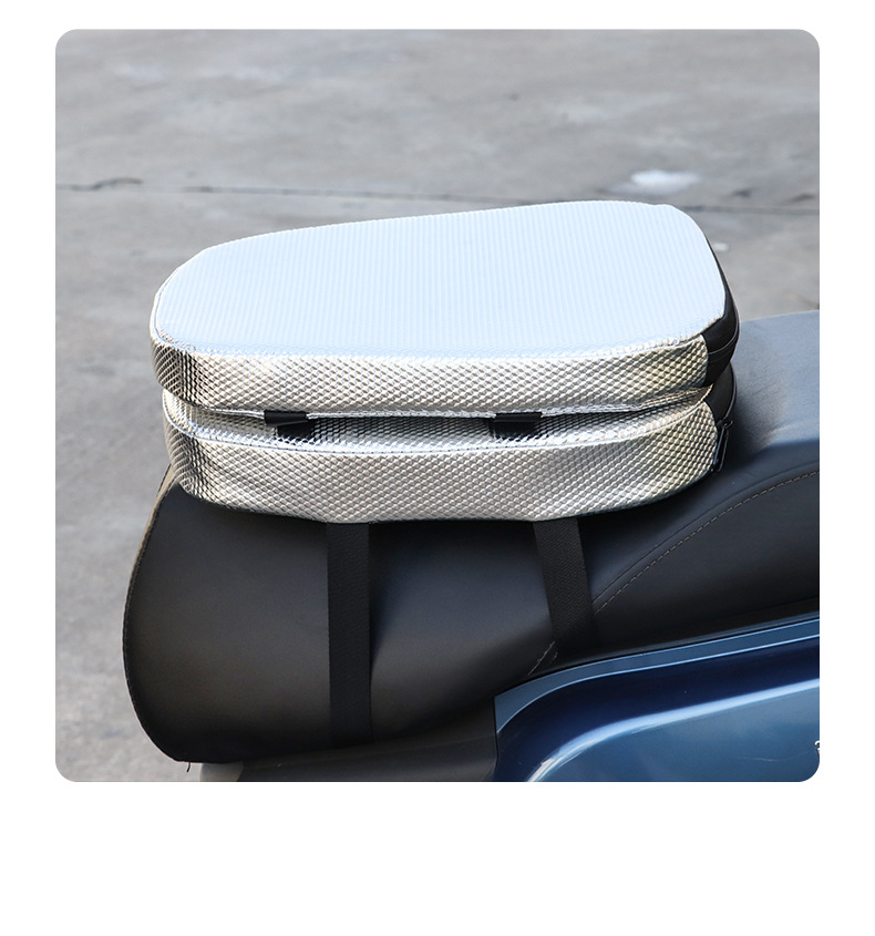 Electric Vehicle Elevated Shock Absorbing Cushion Motorcycle Seat Cushion Thickened Sponge Universal Battery Car Elevated Wear-resistant Cushion