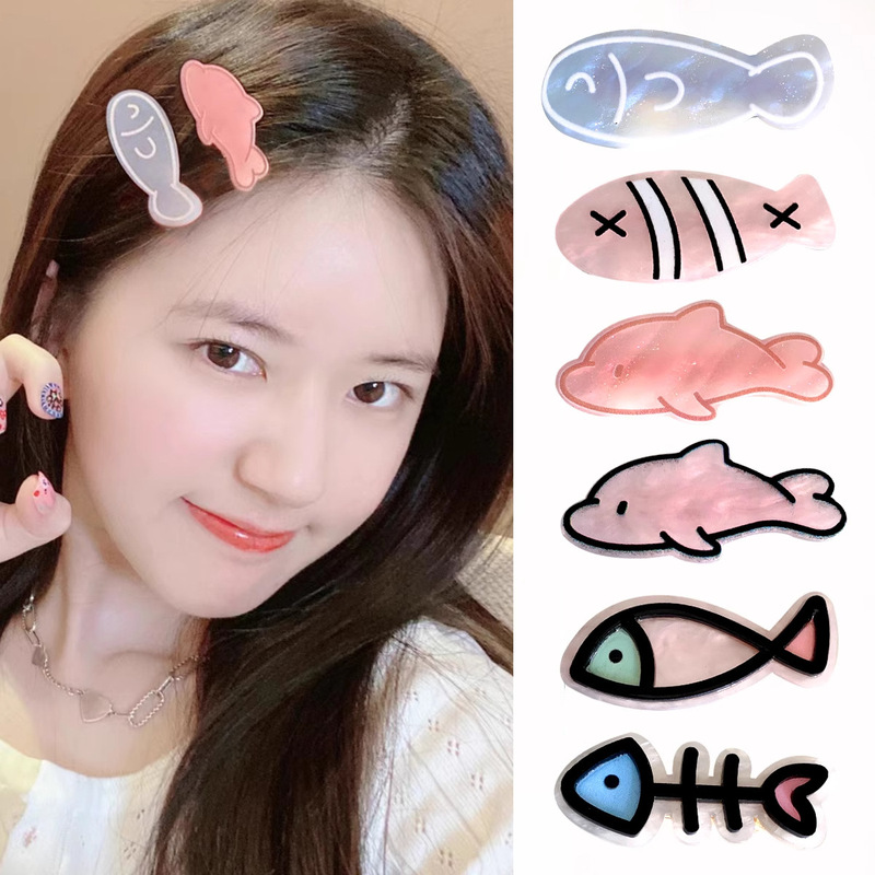 夏季多巴胺少女发卡蝴蝶结发夹女可爱甜妹碎发夹子高颜值发饰头饰|undefined