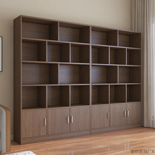 实木生态板酒柜靠墙客厅置物展示柜商用酒架家用新中式书柜