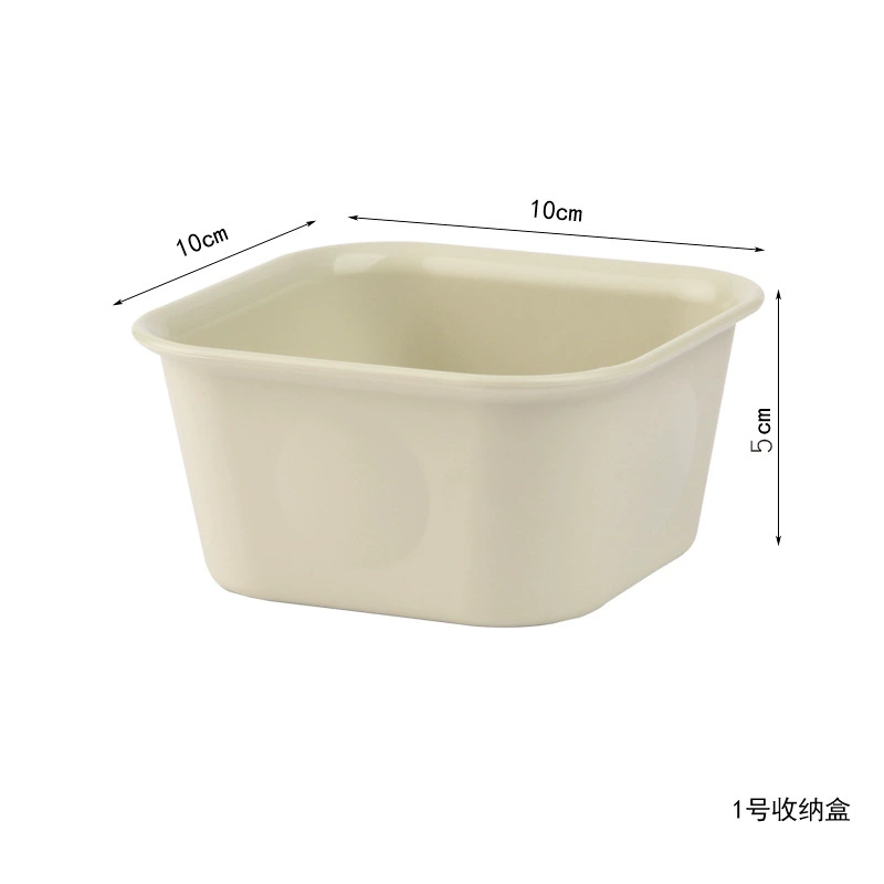 Desktop storage boxes, modular plastic organizers for drawers and counters, multiple sizes 10×10×5–35×25×5 cm