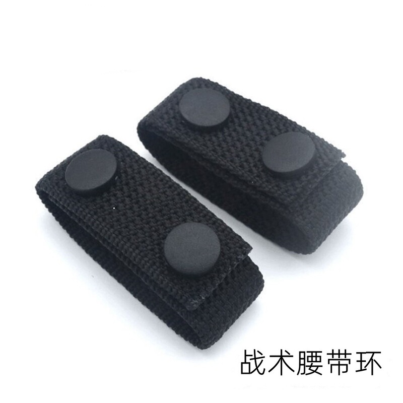 Outdoor EDC tactical belt loop nylon belt meson belt equipment buckle snap type fixed buckle cross border