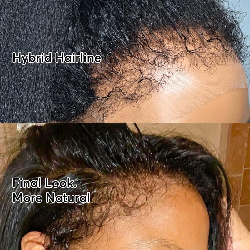 2026 Autumn and Winter Cross-Border Export New Invisible Hairline 360-Degree Skin Lace Front Hair Piece