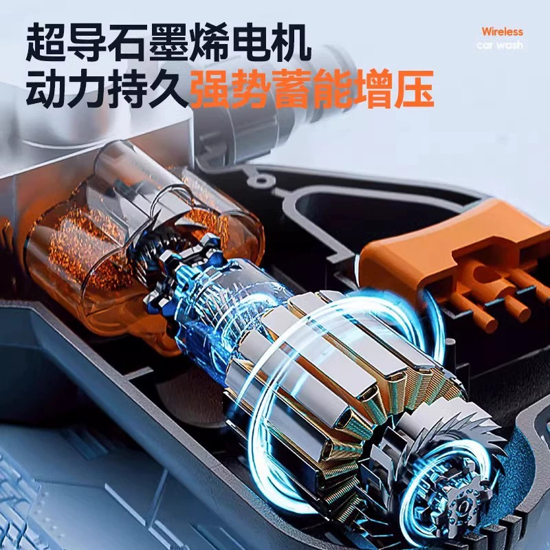 Yilan Car Art Basket Мойка высокого давления для автомобиля Водяной пистолет Домашний беспроводной усилитель для мытья полов Автомойка для чистки