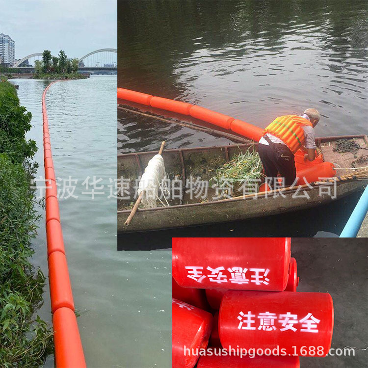 拦污浮桶筒警示航标高密度聚乙烯分体管道浮体浮标厂家直销