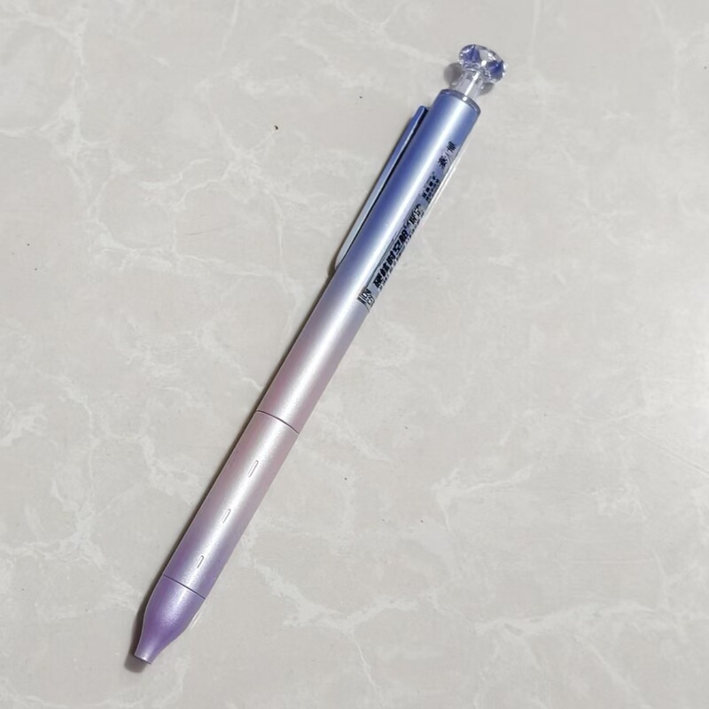 新品点石0152A2赛博光年限定硬核时空金属笔杆双珠速干按动中性笔|undefined
