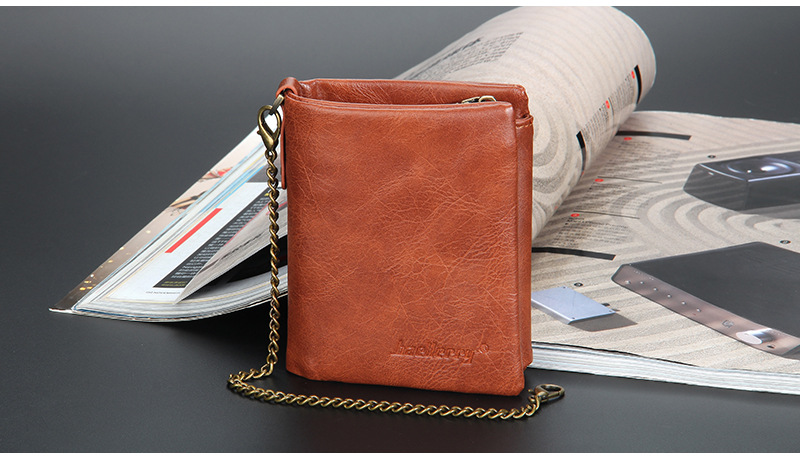 Vintage Style Style Square Shape Men's Geometric Buckle Wallets