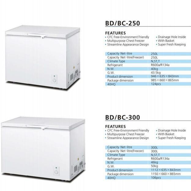 Customized Horizontal Freezer, Ice Cream Cabinet, Small Freezer, Ice Cube Freezer, Ice Cream Display Freezer
