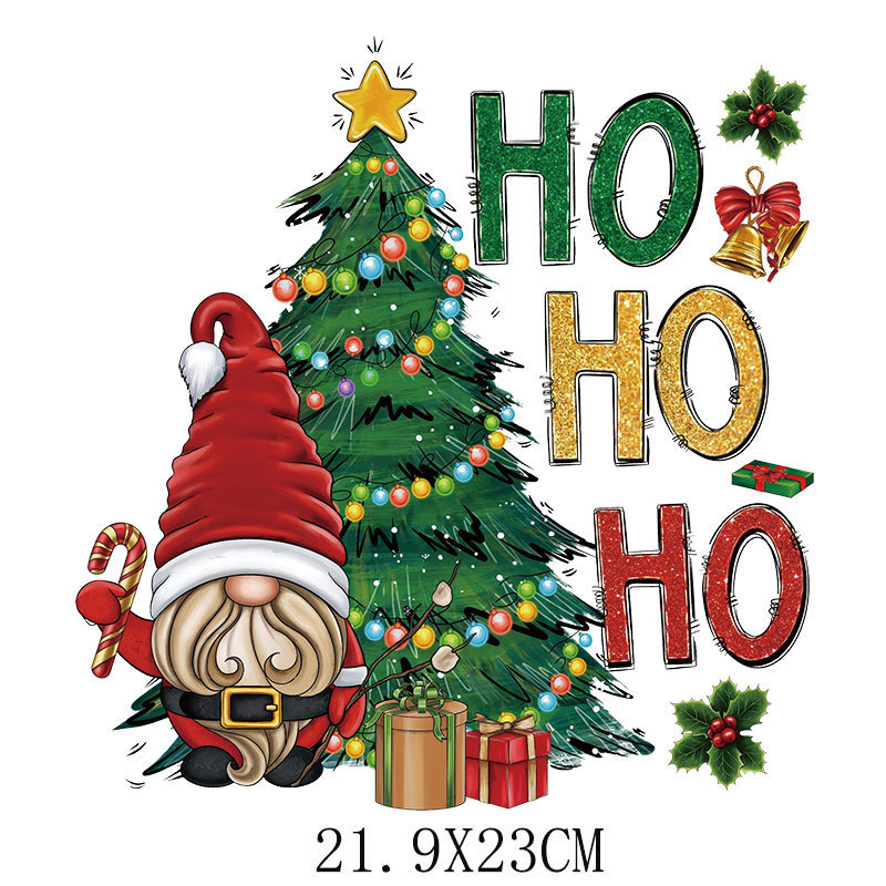 国境を越えて老人のクリスマスに服のプリントを熱転写するシールの耐水洗い熱転写シールを熱転写する|undefined