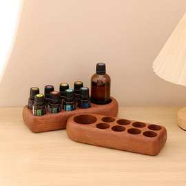 新款木质咖啡胶囊收纳架咖啡厅胶囊架实木多层精油瓶陈列展示架