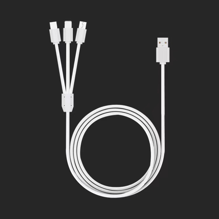 Super fast charging cable 120W compatible with Apple/Type-C/Android 3-in-1 charging cable 1 to 3 6A data cable - 9