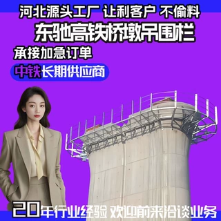 高铁路桥墩吊围栏墩顶角钢支架防护围栏多元合金共渗空心墩吊