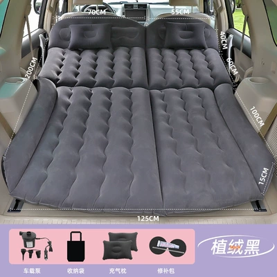 Vehicle-mounted inflatable bed – Inflatable Mattress SUV Car Trunk - t-suv-black