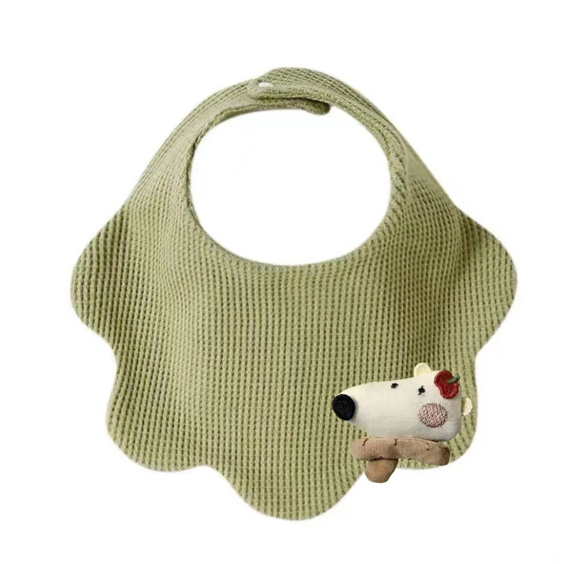 녹색사슴 입체 턱받이