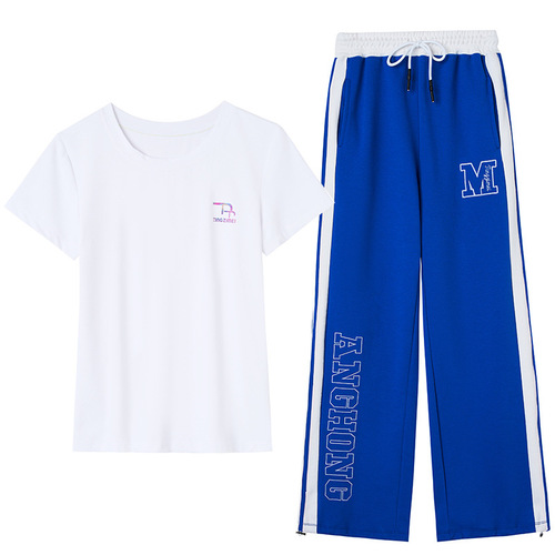 Summer square dance clothing new sports quick-drying ice grid T-shirt tops group outdoor running yoga aerobics