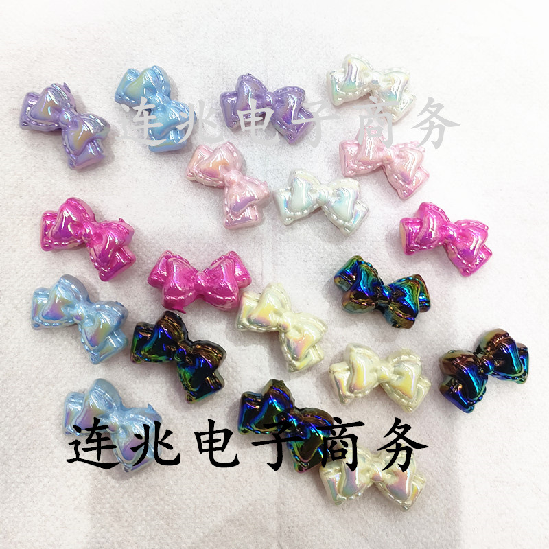 アクリルの実色のリボンの縦穴のビーズDIYの震え音の生放送の携帯電話の縄のキーはペンの部品を掛けます。