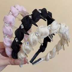 優しい網糸水ドリル高頭蓋頂カチューシャ女性2025新型気質滑り止め髪カード洗顔頭カチューシャ