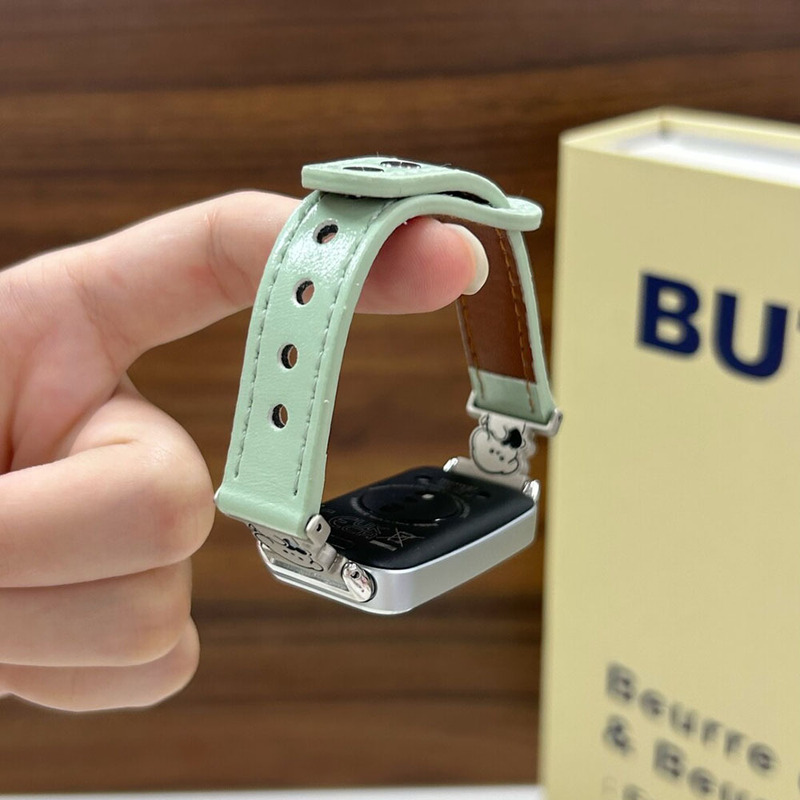 Huawei ブレスレット 8/9/10 世代ラブパピーファインウォッチストラップ夏の新鮮な女性のバックルストラップに適しています|undefined