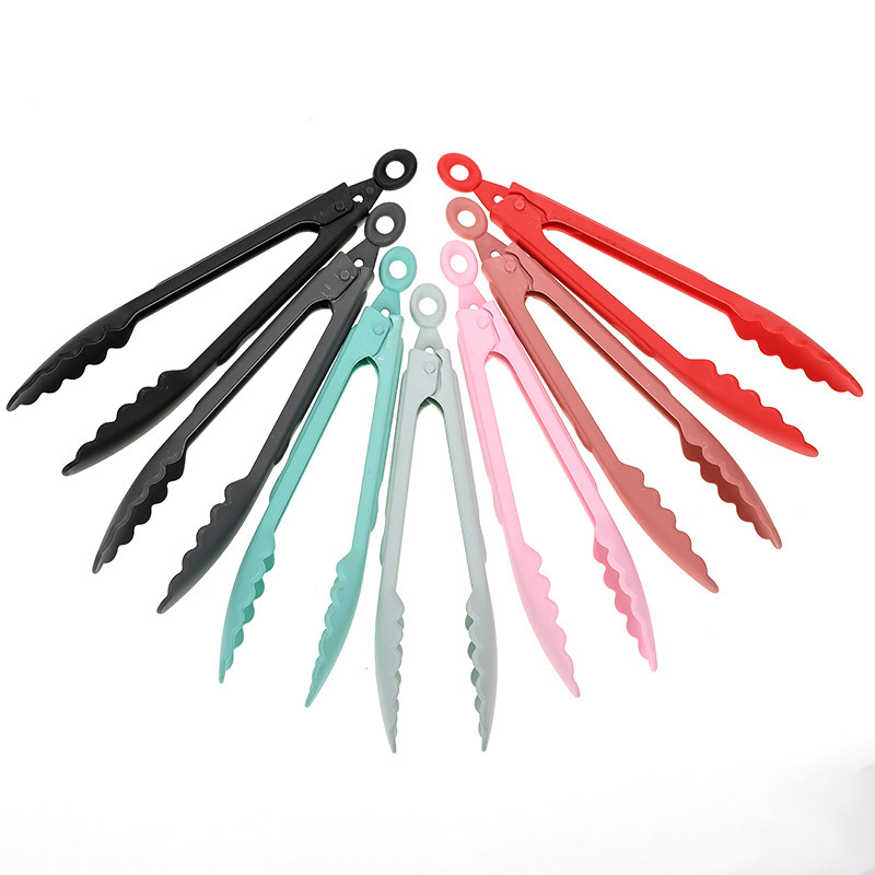 Clip de barbacoa de plástico completo, herramienta anti-escaldado de cocina de acero inoxidable resistente a altas temperaturas, clip de pan para productos horneados