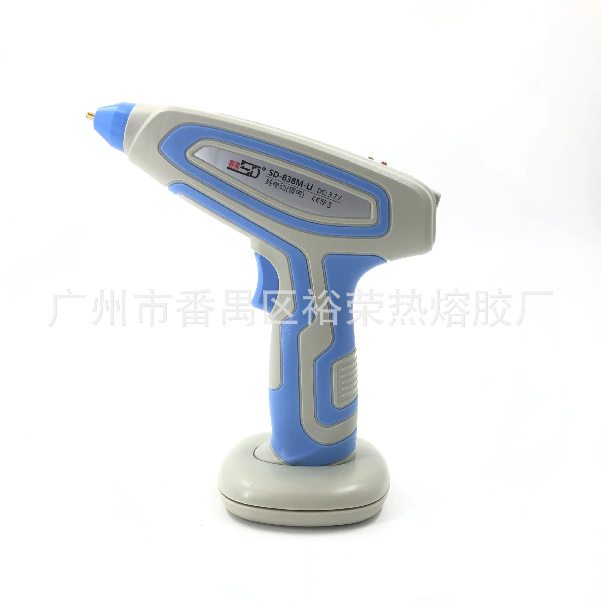 SD-838自动锂电无线底座充电胶枪30W锂电池热熔胶枪适配裕荣7mm