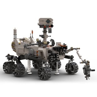 Building Blocks Cross-Border Moc-80946 1/9 American Planet Curiosity Rover 2682 Particle Number Toy