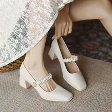 J 33454 Square Toe Mary Jane Heels ��ͷ������Ь ŷ���羳