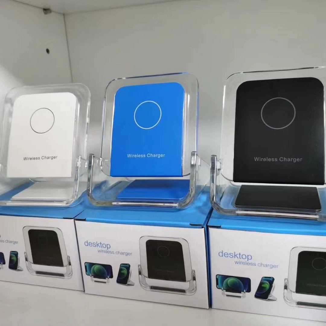 Подставка для беспроводной зарядки мощностью 15 Вт, съемное зарядное устройство двойного назначения для мобильного телефона, держатель для мобильного телефона, беспроводное зарядное устройство на складе