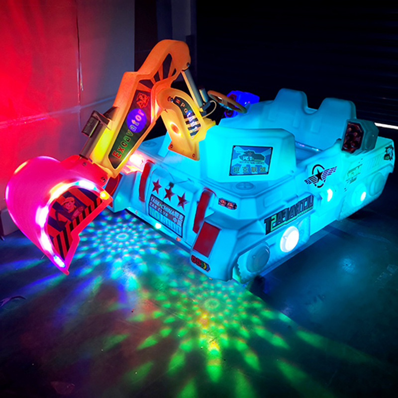 Vehículo todoterreno al aire libre para niños karting eléctrico mayorista para dos personas puede sentarse en línea cuadrada popularidad de los fabricantes de automóviles de choque