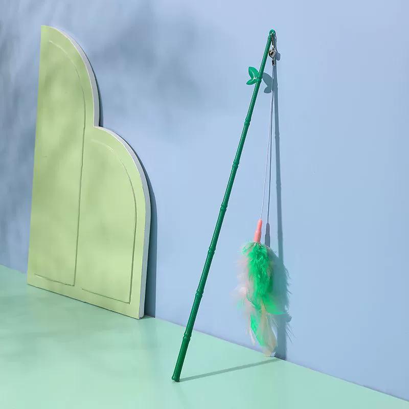 Бамбук забавный кот палки домашнее животное кошка игрушка забавный кот палки освобождая душно само-привет укус-упорный забавный кот палки оптовая продажа фабрики