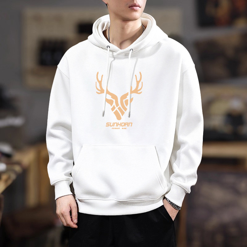 Meicha suéter hombre primavera y otoño nuevo abrigo pesado engrosado marca de moda suelta gran chaqueta casualizada con sombrero