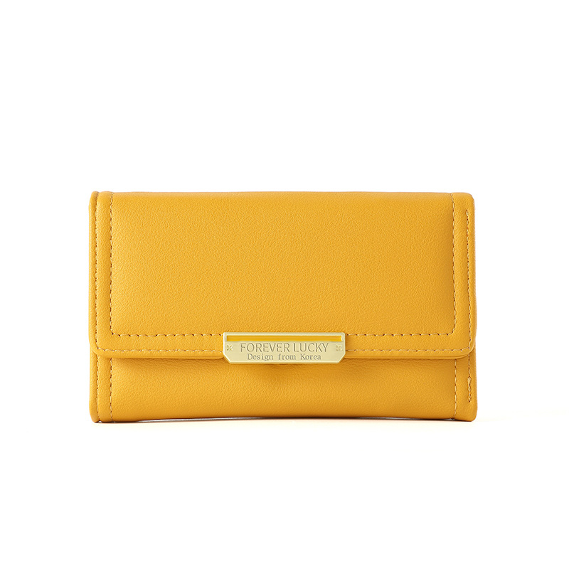 Nueva cartera de las mujeres largo 2023 verano monedero de las mujeres de alta calidad color sólido cremallera embrague al por mayor