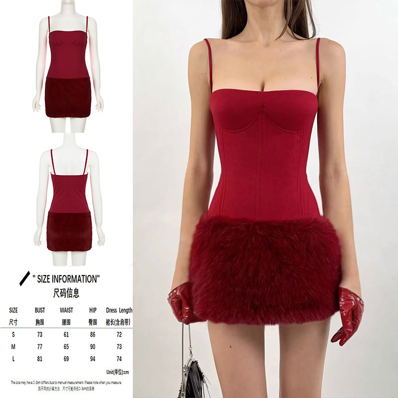 IAMSURE 【フレンチドレス】サスペンダーワンピース レディース サマーショートスカート # ロマンチックなドレス # ホットガールAラインスカート|undefined