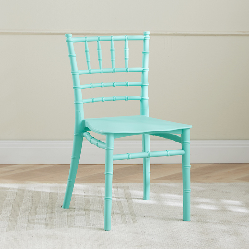 Silla infantil de bambú para banquetes, jardín de infantes o comedor, con respaldo integrado, uso doméstico o escolar