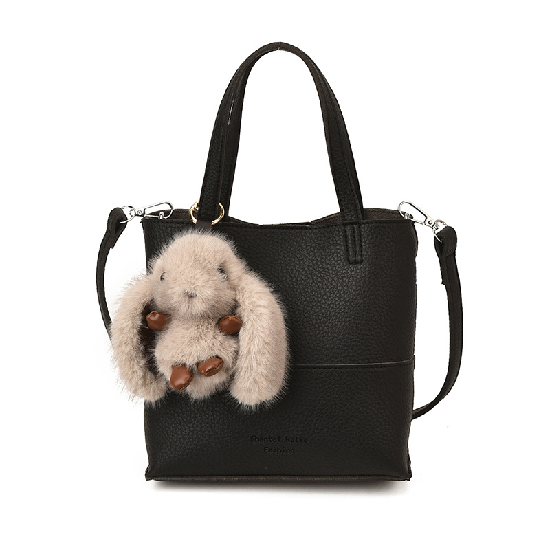 Bolso de cubo de mano coreano, bolso de hombro para mujeres extranjeras 2025, nuevo estilo de alta calidad, simple bolso de transporte