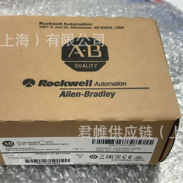 AB модуль Оригинальная заводская модель: 1769-IQ32