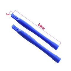 Screen removal spudger, triangle plastic, flex plate, hard plastic square and round bars, pry bar