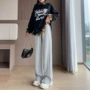直筒宽松休闲6996f阔腿裤