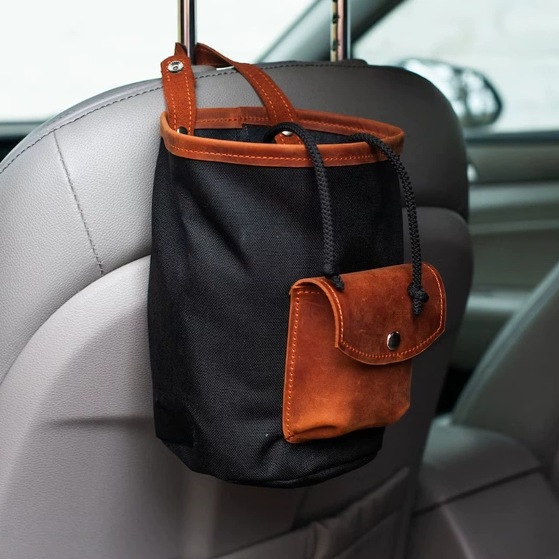 Автомобильный Складной Водонепроницаемый мусорный бак Чехол для фруктов автомобильные принадлежности на шнурке висит автомобильное кресло спинка сумка для хранения