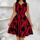 Amazon cross-border foreign trade women's 2025 summer new European and American style dress belt vest A- line skirt women