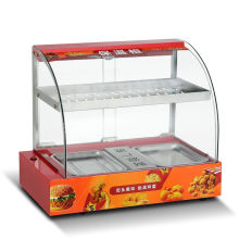 商用保温柜加热恒温箱板栗蛋挞面包玻璃熟食柜食品小型展示柜台式