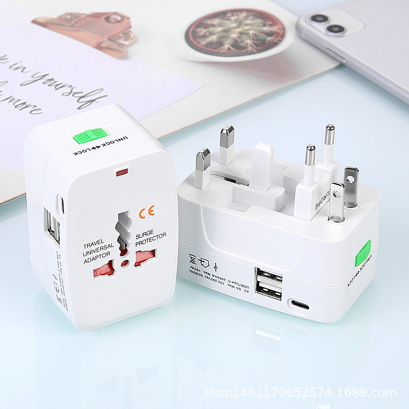 Todo-cobre tipo-c-Puerto global universal enchufe de conversión multi-país enchufe de conversión enchufe multifunción enchufe de viaje