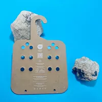 Крафт-бумага, пористый крючок, утолщенная несущая конструкция, настенная подвесная стойка без перфорации, для дома/магазина