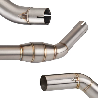 middle section with drum middle — Exhaust pipe