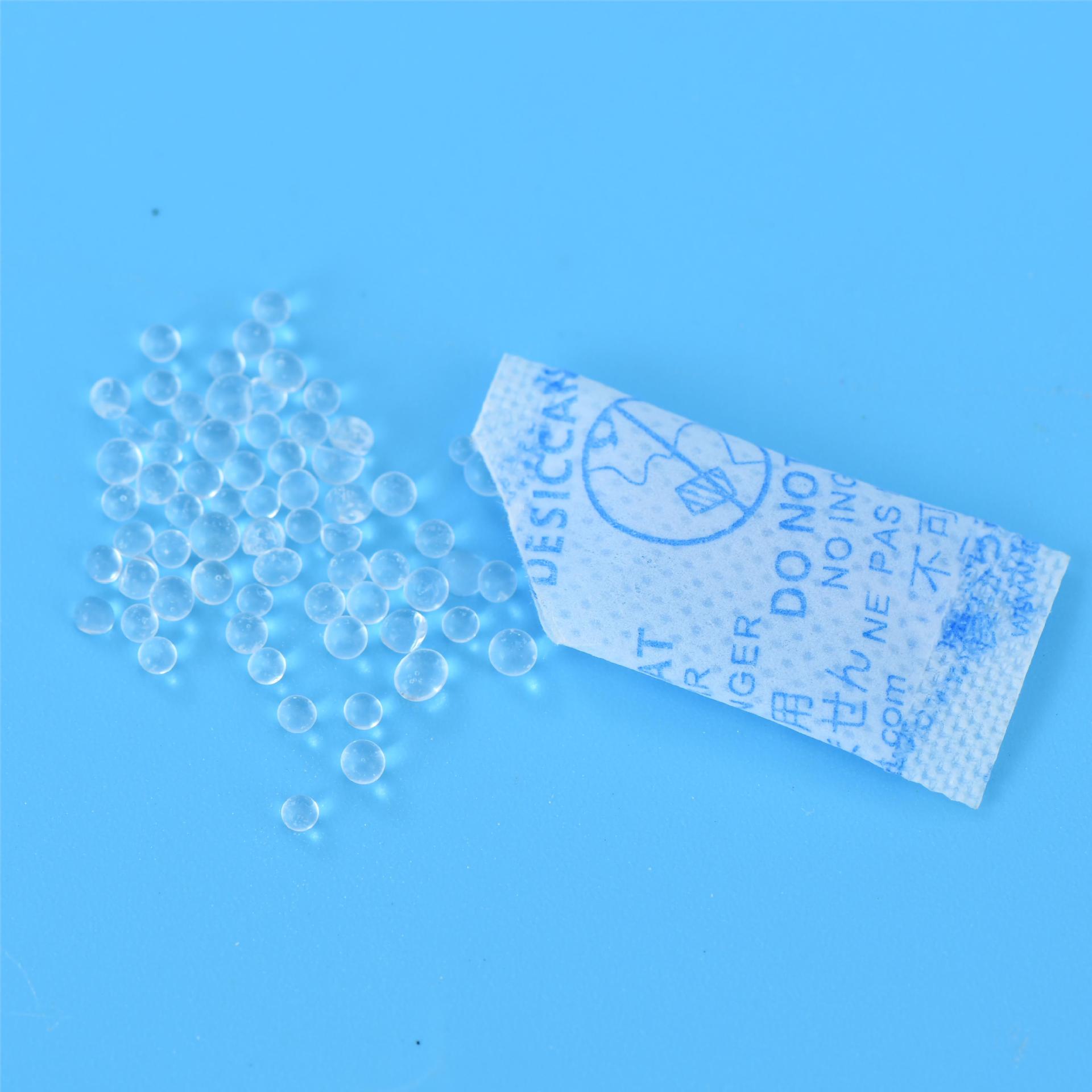 Fábrica al por mayor 1g Aihua papel desecante a prueba de moho que absorbe la humedad a prueba de humedad paquete medicina carne seca alimentos desecante de silicona
