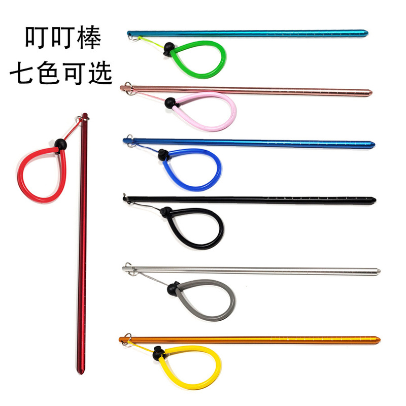 Amazon Scuba Diving Aluminum Alloy Water Exploration Probe with Outdoor Silicone Wrist Strap Diving Ding-Dong Stick Colorful Bottle-Popping Stick Amazon Scuba Diving Aluminum Alloy Water Exploration Probe with Outdoor Silicone Wrist Strap Diving Ding-Dong Stick Colorful Bottle-Popping Stick