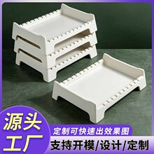 丰美密胺烧烤店餐具牛肉串盘羊肉串盘烧烤托盘长方形烤串盘子商用