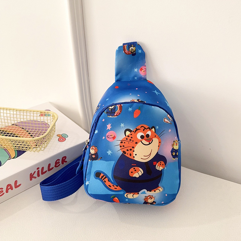 2026 nuevo nuevo bolso de pecho de dibujos animados para niños, bolso de hombro de moda para niños y niñas, bolso de cintura impreso para jardín de infantes