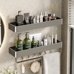 Wall-mounted storage rack for bathroom toilet without drilling, wholesale